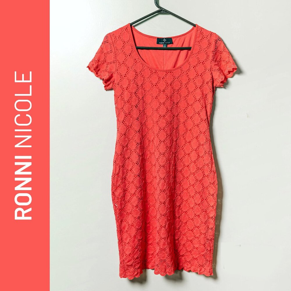 Ronni Nicole Dress Size 8 Short Sleeve